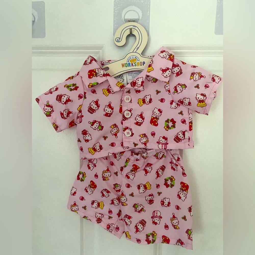 Hello Kitty Build A Bear Christmas PJ’s